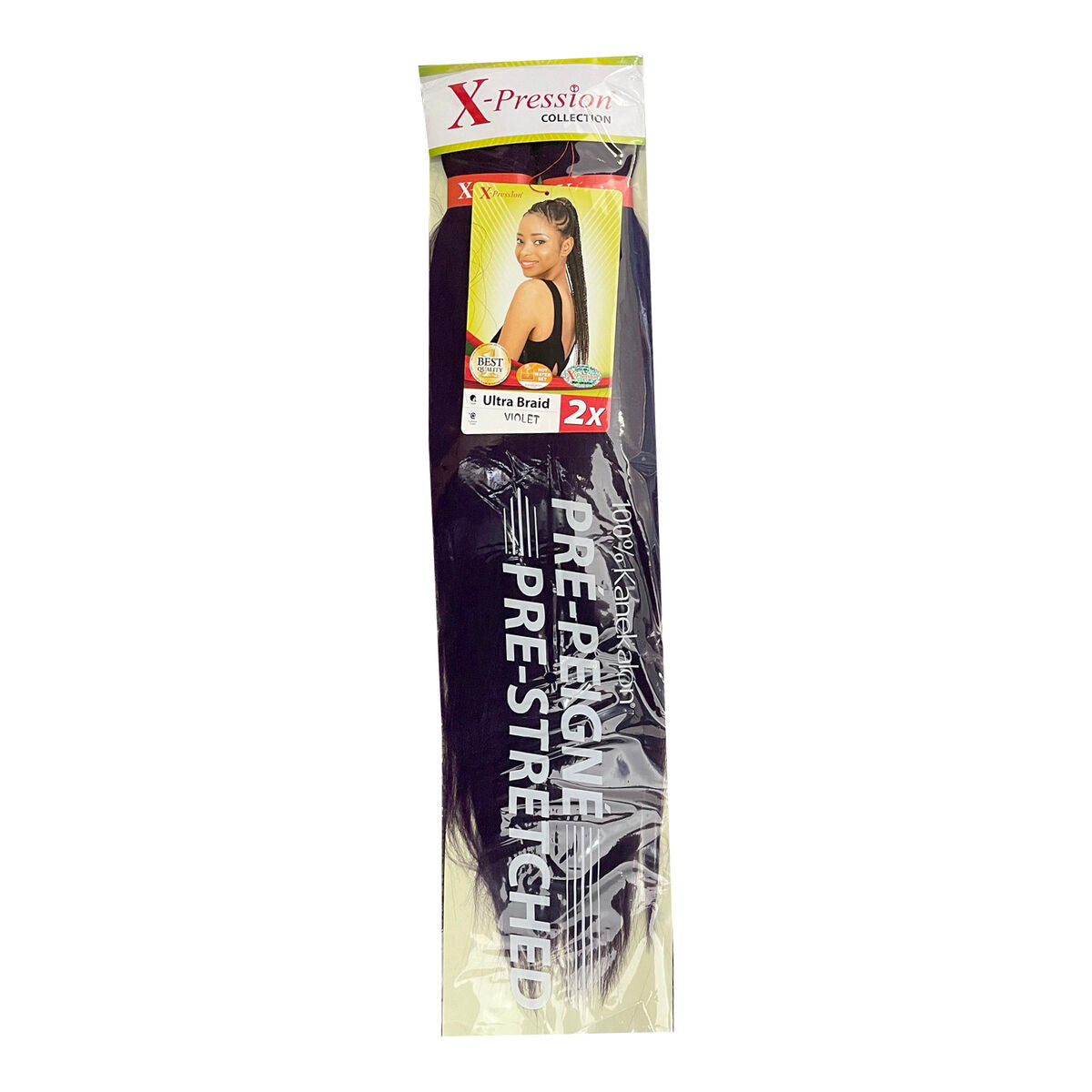 Hair extensions X-Pression Pre Peigne Violet 2 Units X-Pression