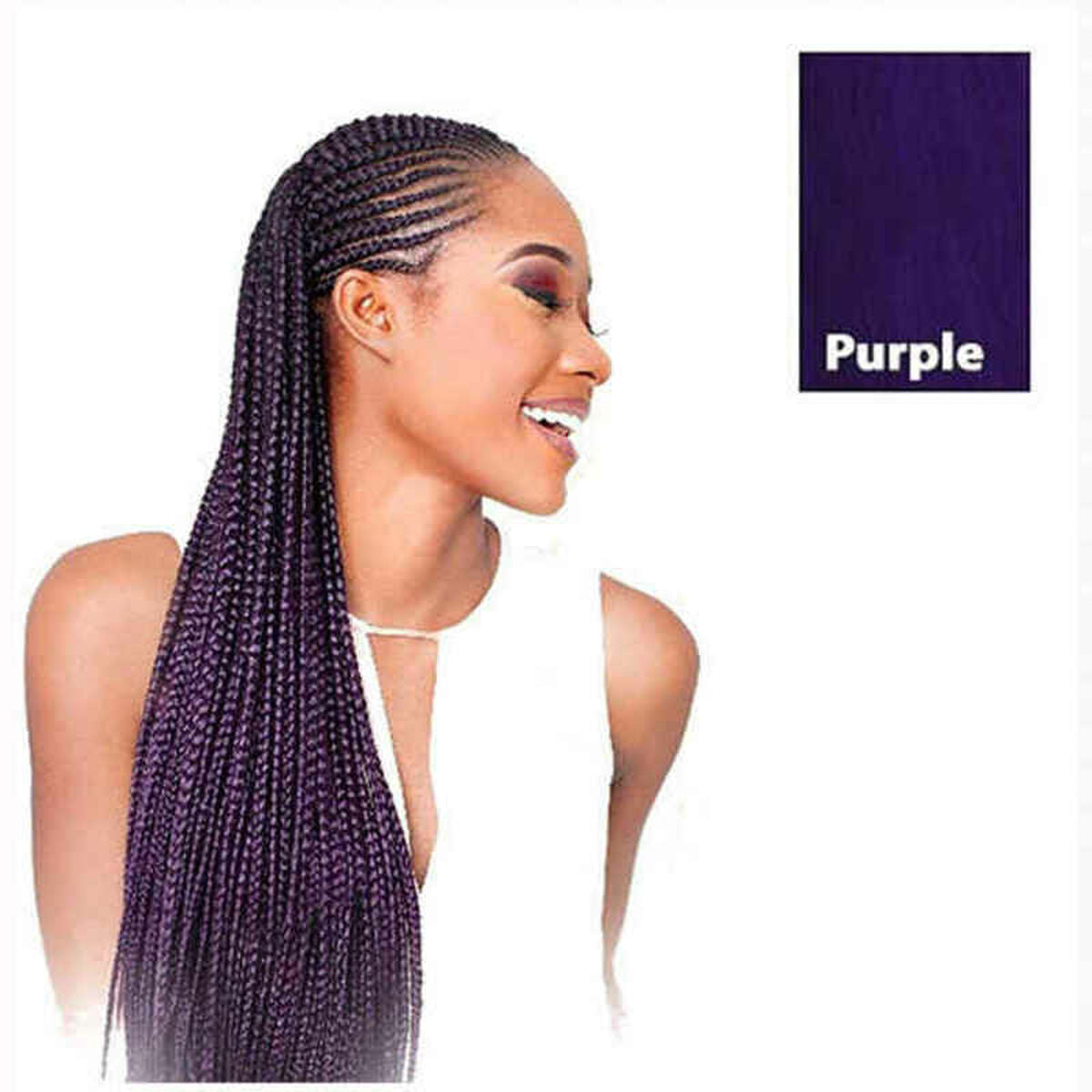 Hair extensions X-Pression 208,28 cm Purple pelo sintetico X-Pression