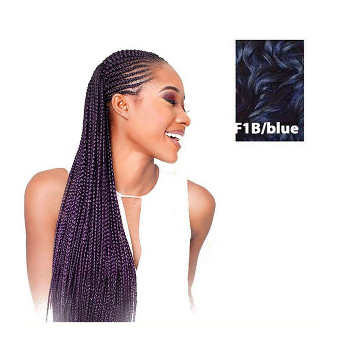 Hair extensions X-Pression Nº 1b/bleu X-Pression