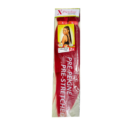 Hair extensions X-Pression Pre Peigne Red 2 Units X-Pression