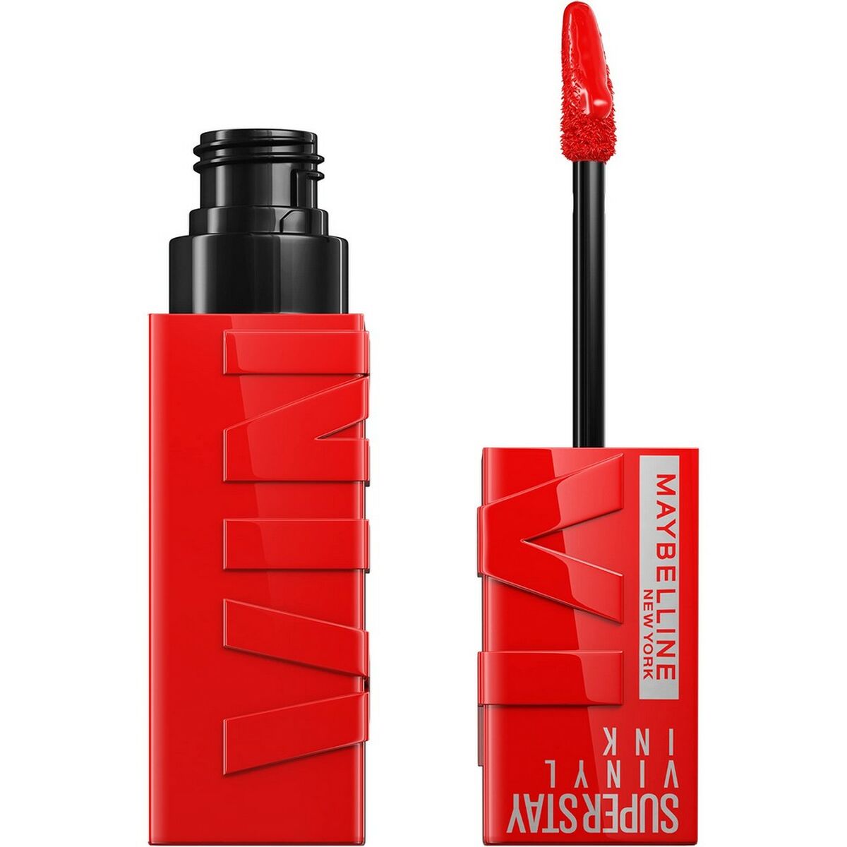 shimmer lipstick Maybelline SuperStay 25-red-hot Maybelline