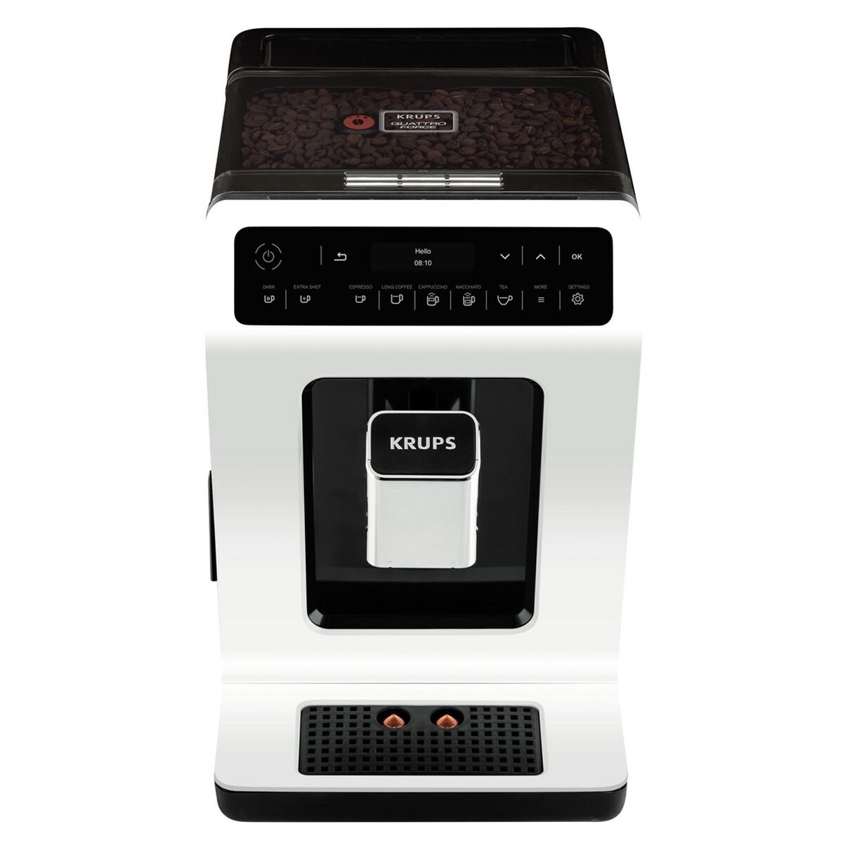 Superautomatic Coffee Maker Krups EA891110 White Black 1450 W 2,5 L 250 g Krups