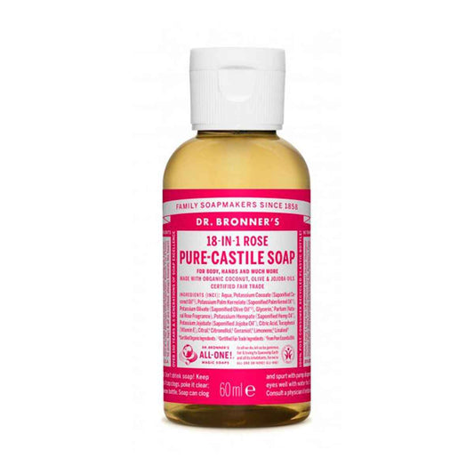 Liquid Soap Dr Bronner's 60 ml Roses Dr Bronners