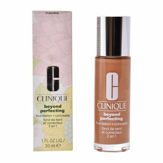 Flüssige Make-up-Basis Clinique Beyond Perfecting Nr. 18 Sand MN 30 ml