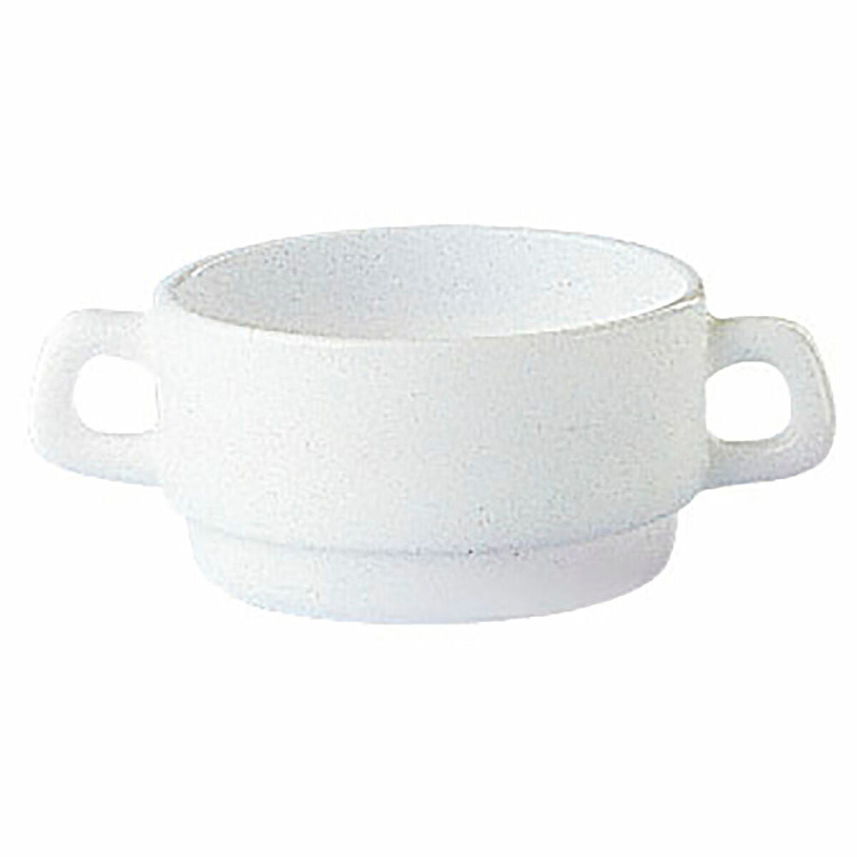 Bowl Arcoroc Restaurant Soup White Glass 310 ml (6 Pieces) Arcoroc