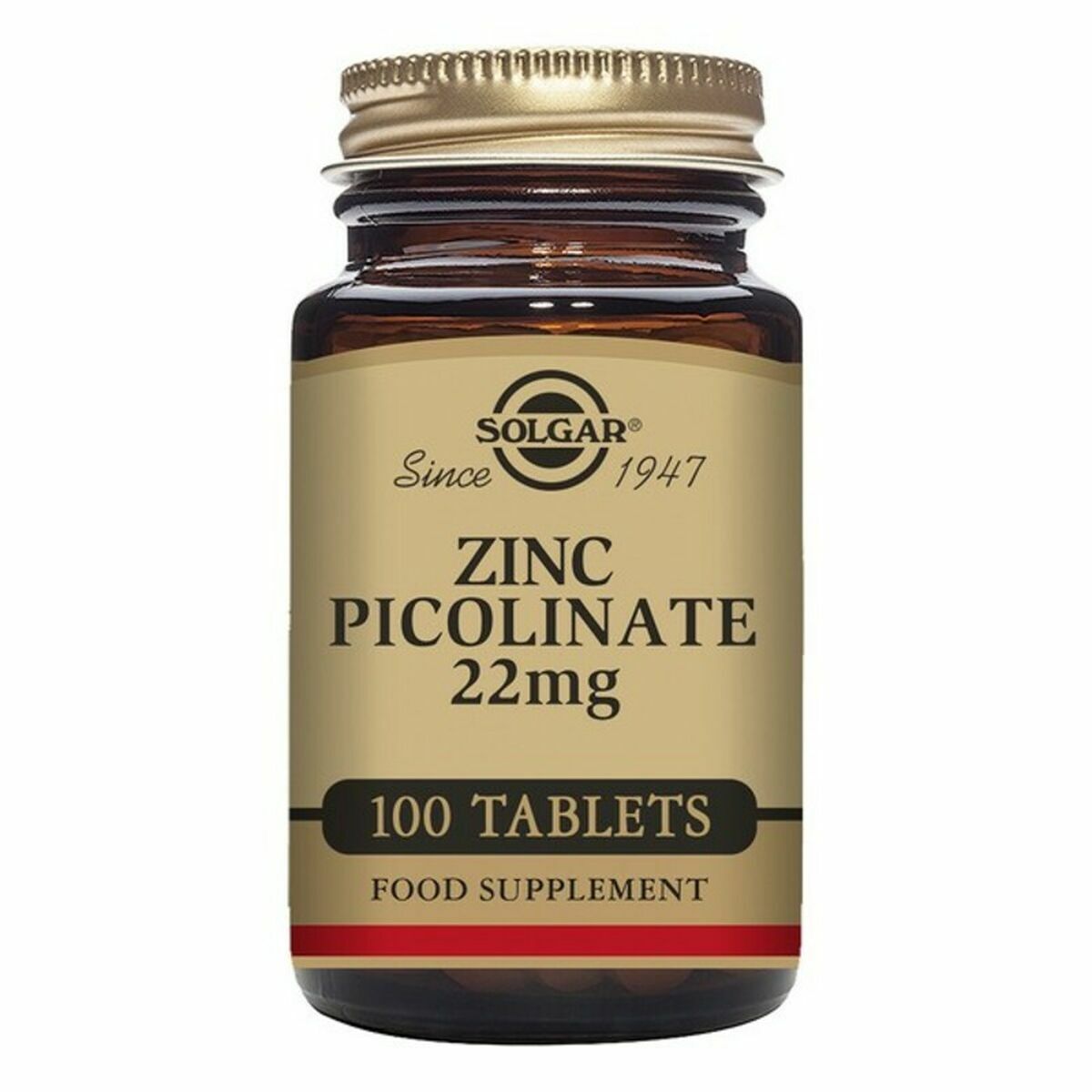 Picolinato de Zinc Solgar 100 Unidades