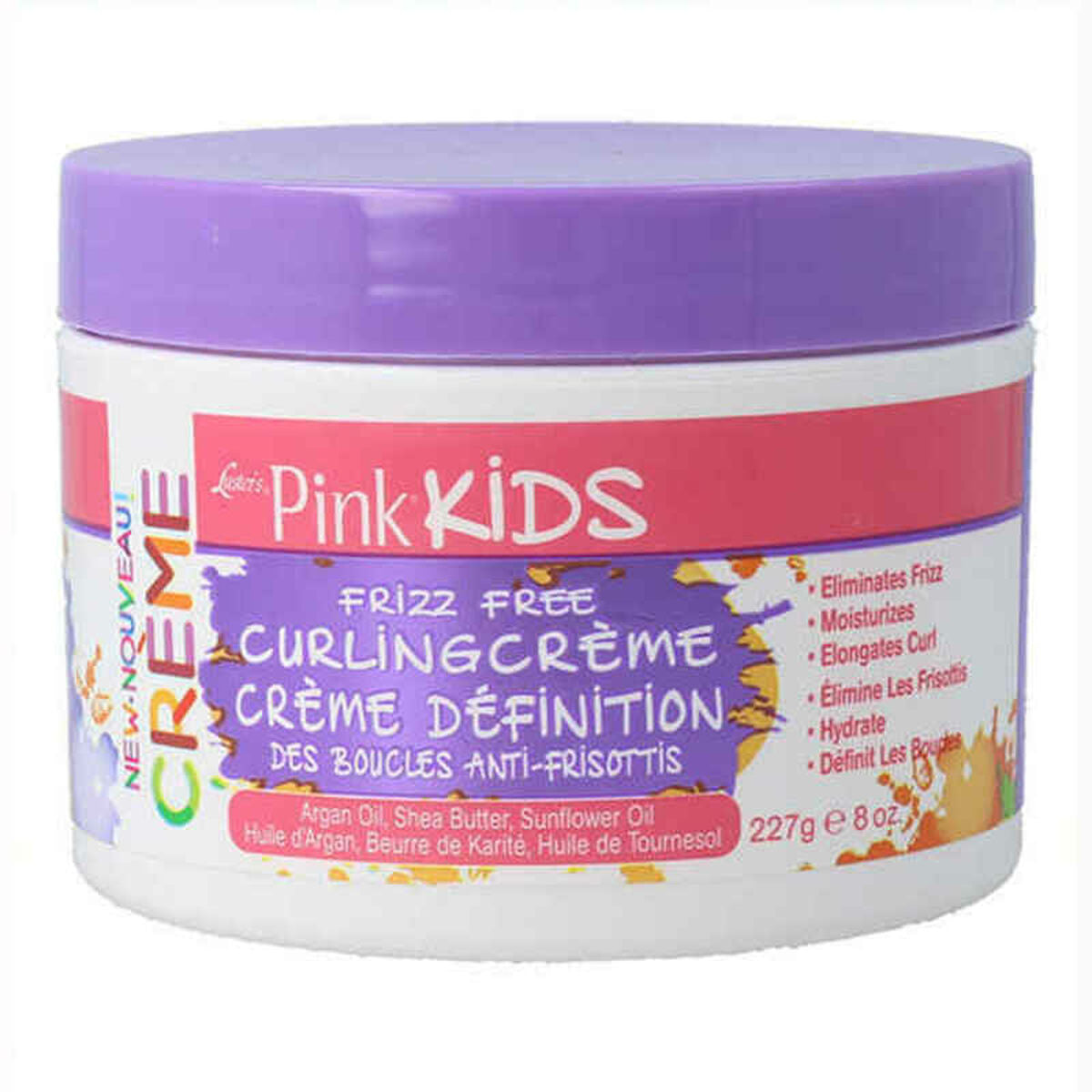 Hair Lotion Luster Pink Kids Frizz Free Curling Creme Curly Hair (227 g) Luster