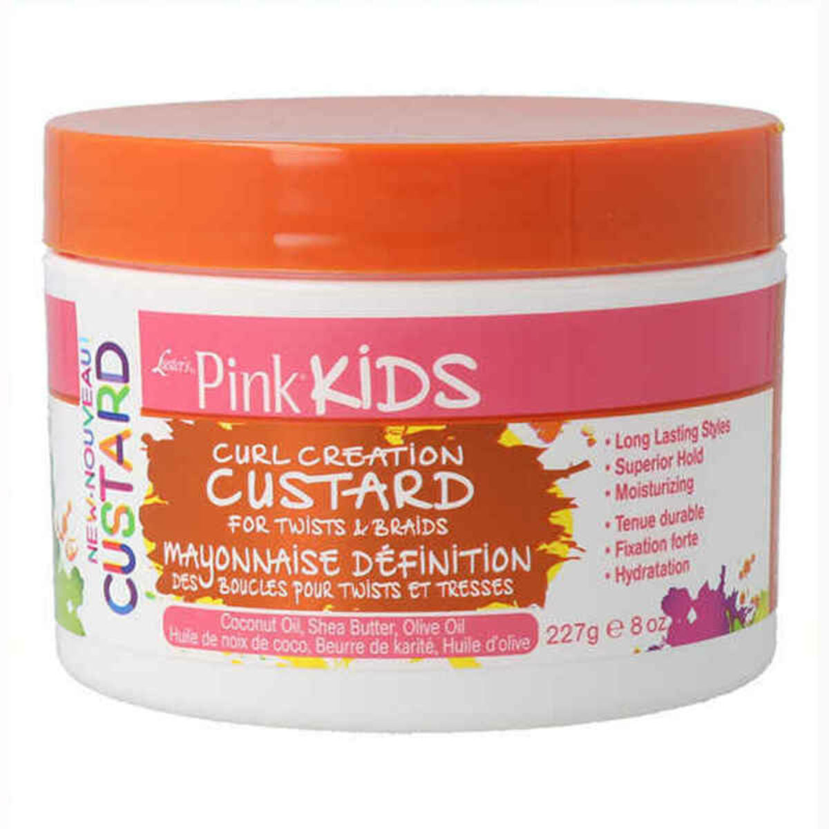 Hair Lotion Luster Pink Kids Curl Creation Custard Curly Hair (227 g) Luster