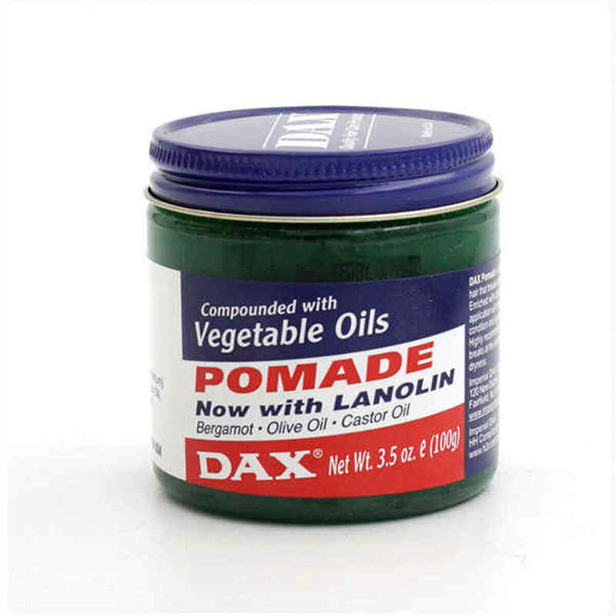 Wax Vegetable Oils Pomade Dax Cosmetics (100 g) Dax Cosmetics