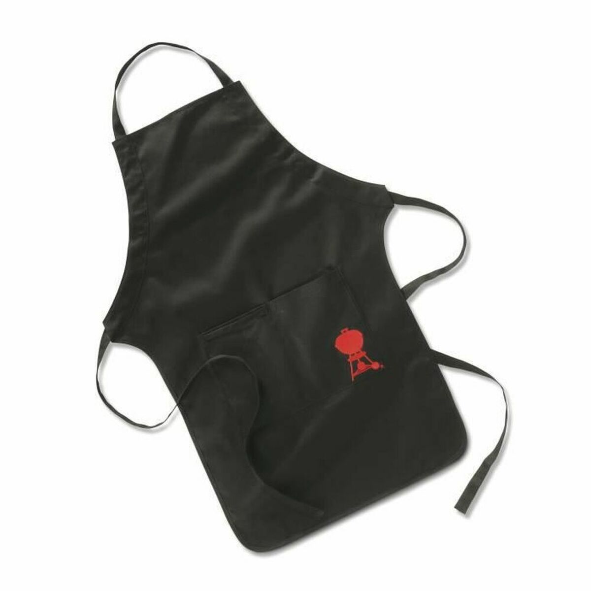 Apron with Pocket Weber 6474 Black Cotton Weber