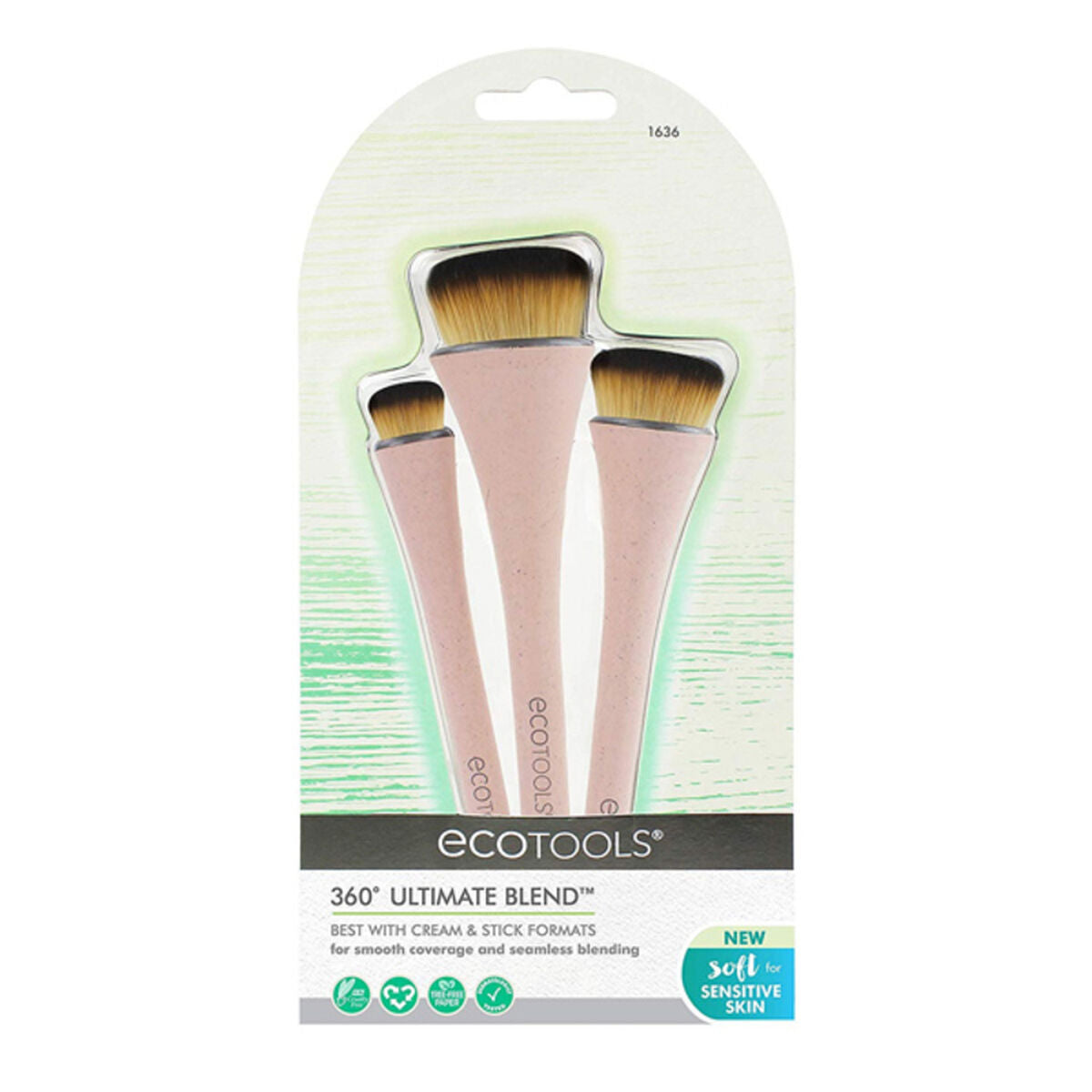 Make-up-Pinsel 360º Ultimate Ecotools 1636 (2 pcs) 3 Stück