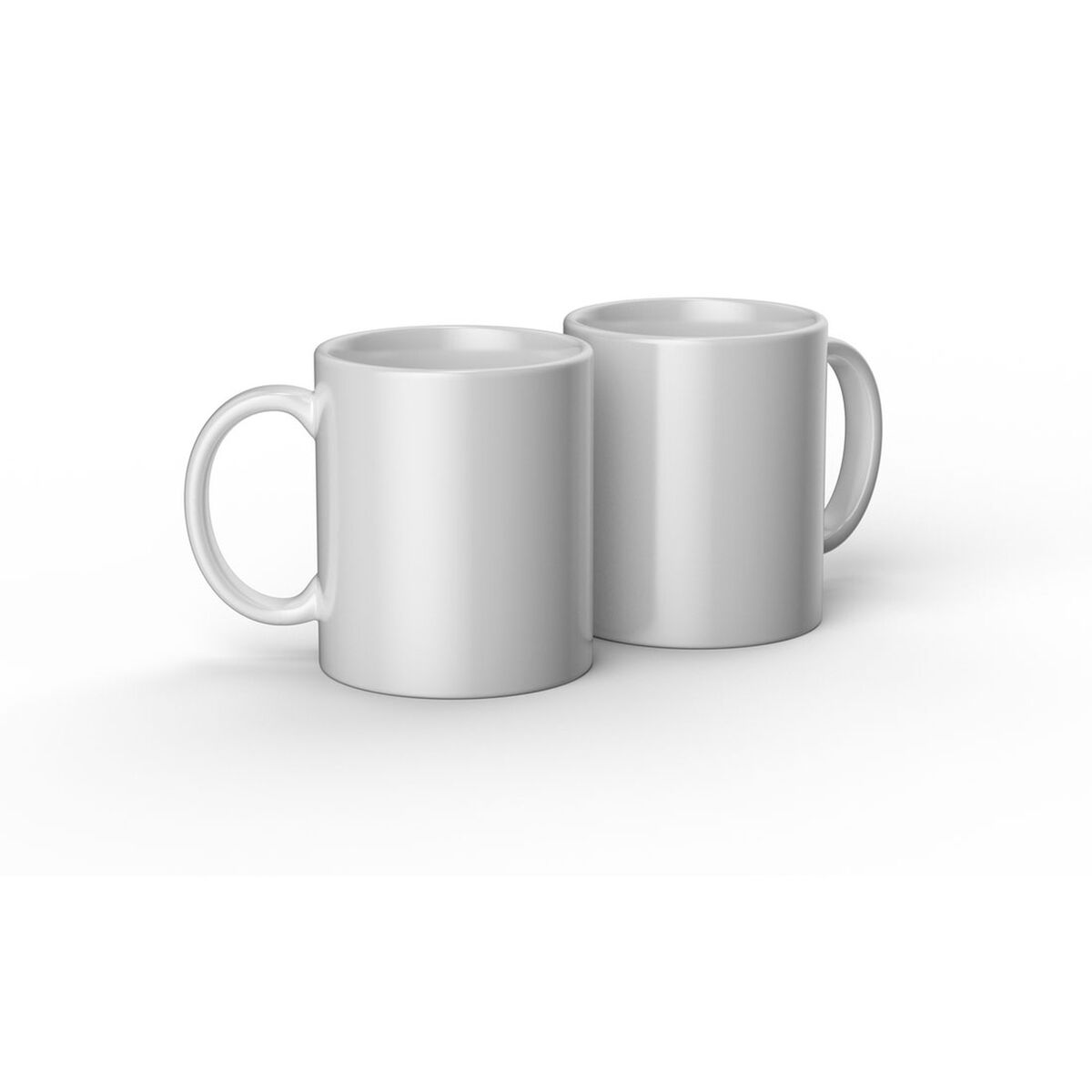 Customisable Mug for Cutting Plotter Cricut 12 Oz White Ceramic (2 Units) Cricut