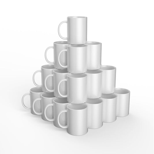 Coffee Set Cricut 2008945 White Ceramic (36 Units)