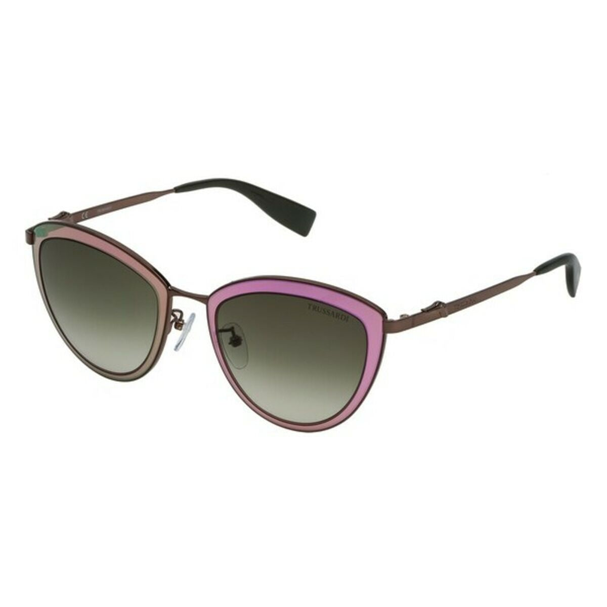 Ladies' Sunglasses Trussardi 190605007938 Brown Ø 52 mm Trussardi