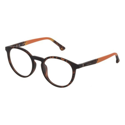 Men' Spectacle frame Police VPL878520878 Brown Ø 52 mm Police