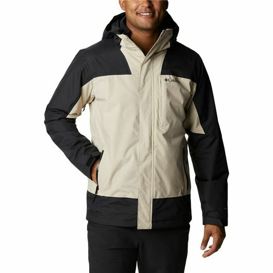 Adult-sized Jacket Columbia Electric Peak Black Beige 2-in-1 With hood Columbia