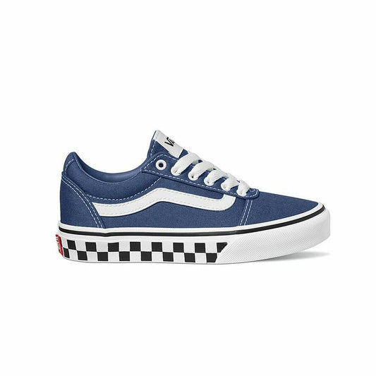 Children’s Casual Trainers Vans Ward YT Checker Sidewall Stv Blue Vans