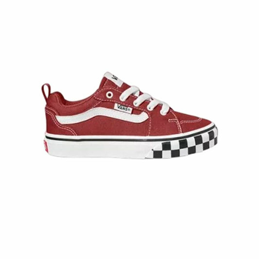 Children’s Casual Trainers Vans Filmore Check Bumper Dark Dark Red Vans