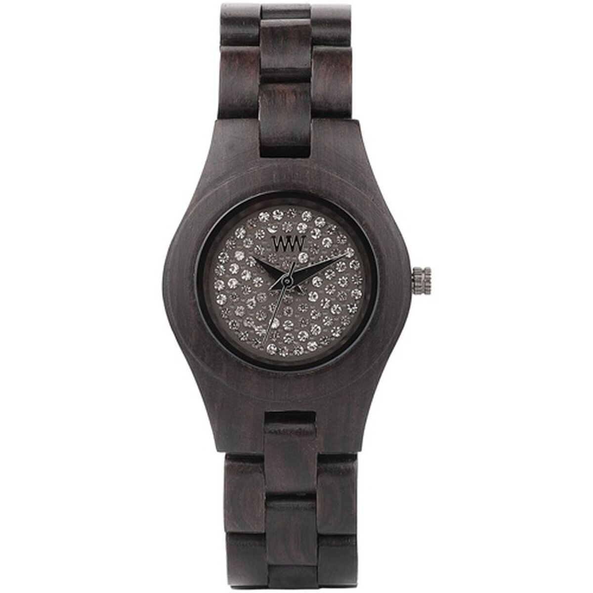 Ladies'Watch We Wood MOON CRYSTAL BLACK