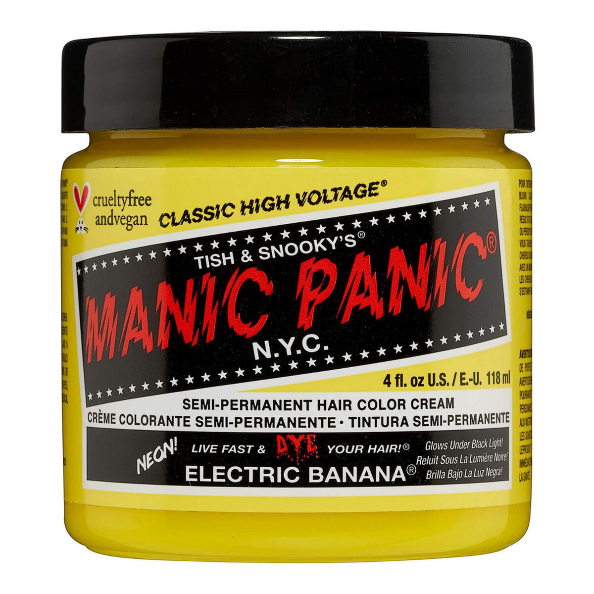 Permanent Dye Classic Manic Panic 612600110128 Electric Banana (118 ml) Manic Panic