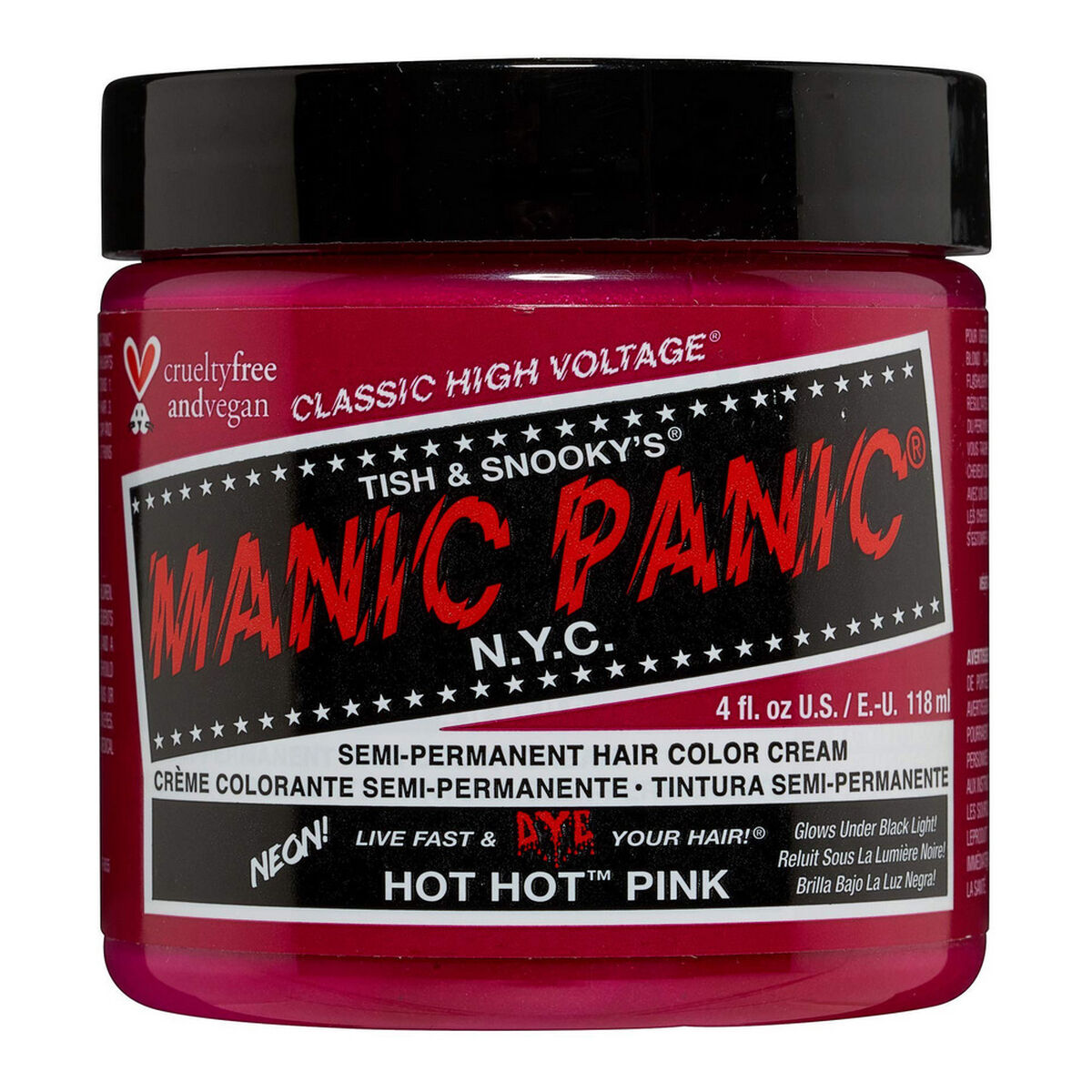 Permanent Dye Classic Manic Panic Hot Hot Pink (118 ml) Manic Panic