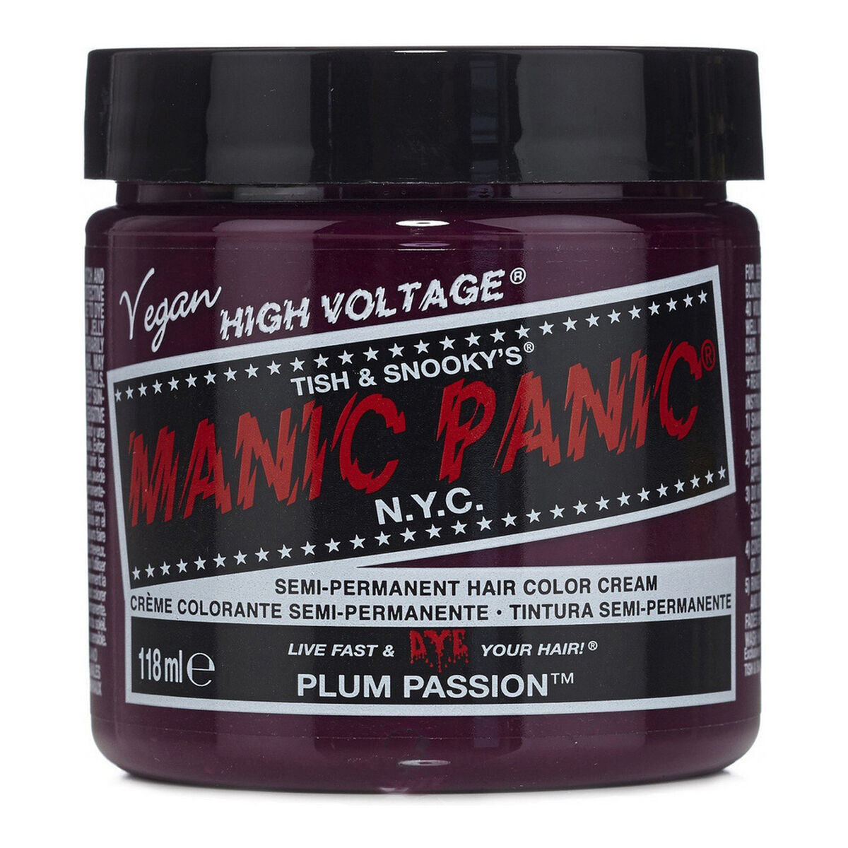 Permanent Dye Manic Panic Classic Plum Passion (118 ml) Manic Panic