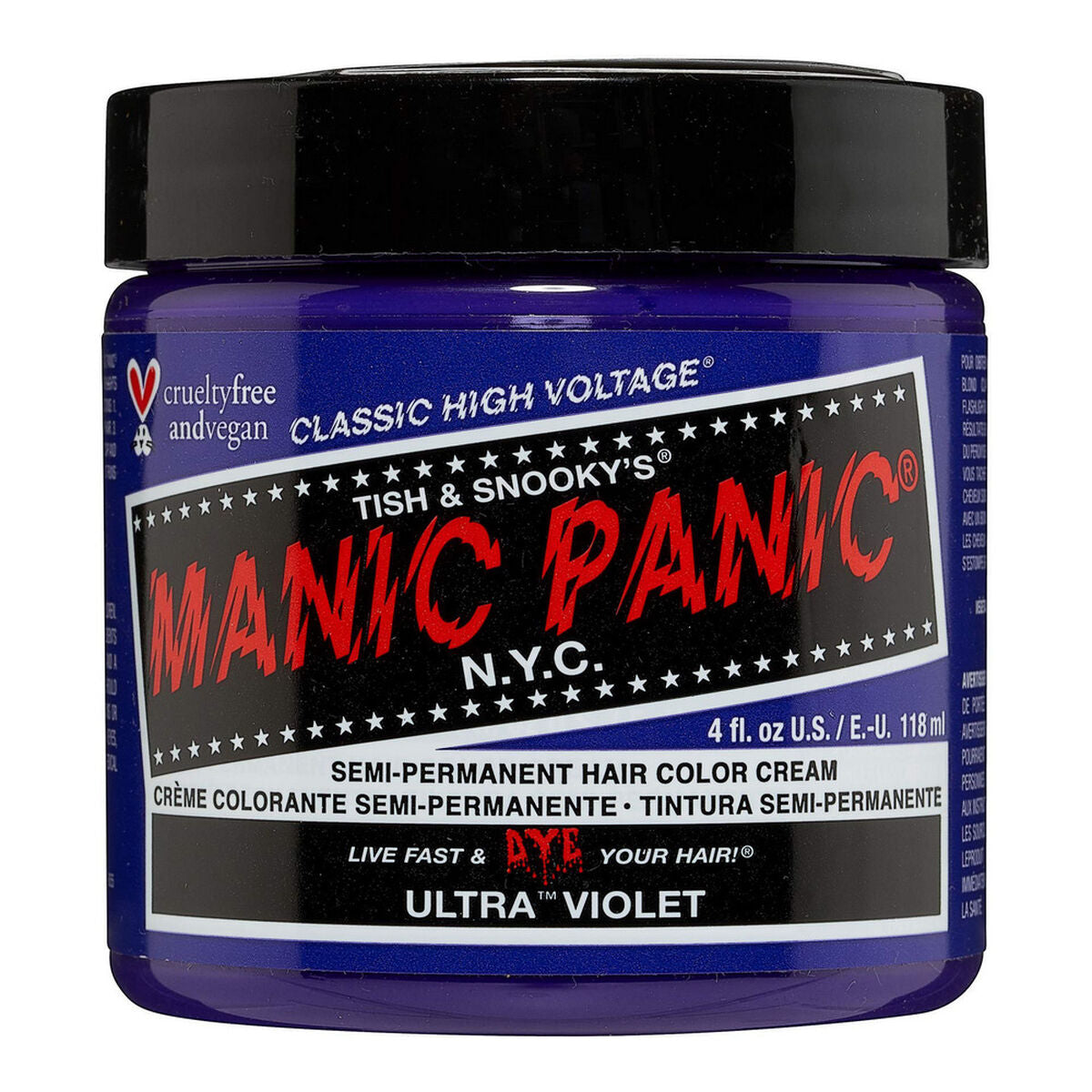 Permanent Dye Classic Manic Panic Ultra Violet (118 ml) Manic Panic