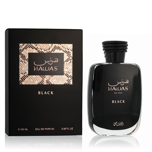 Men's Perfume Rasasi Hawas Black EDP 100 ml Rasasi