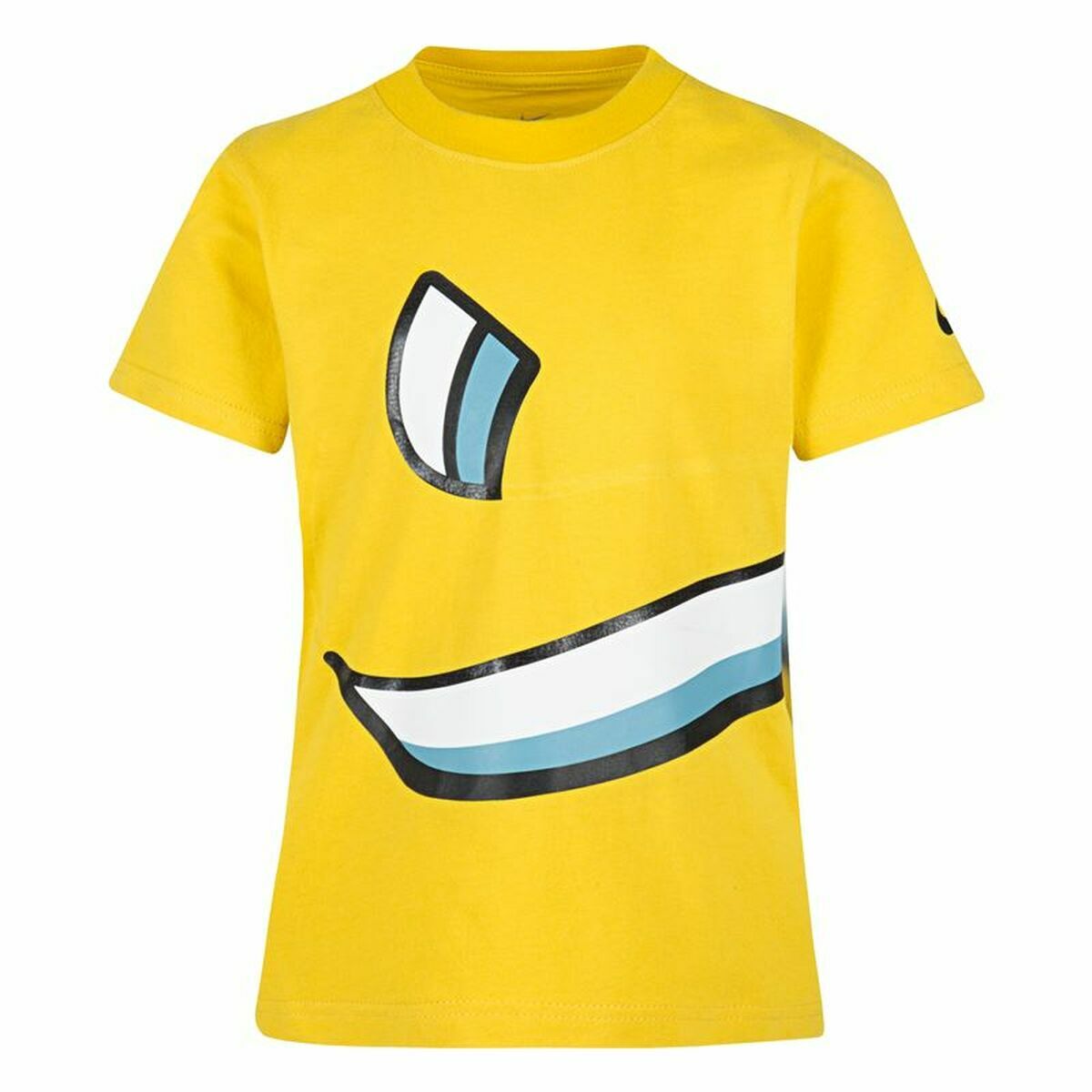 Short Sleeve T-Shirt Nike Swoosh Knockou Yellow Nike