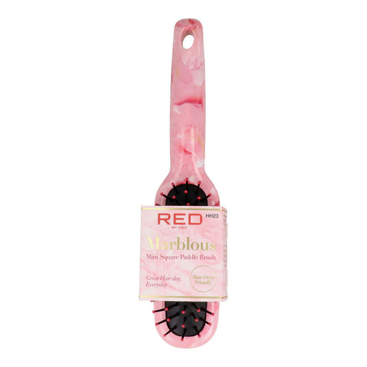 Detangling Hairbrush Red Kiss Kiss Marblous Pink Squared Red Kiss