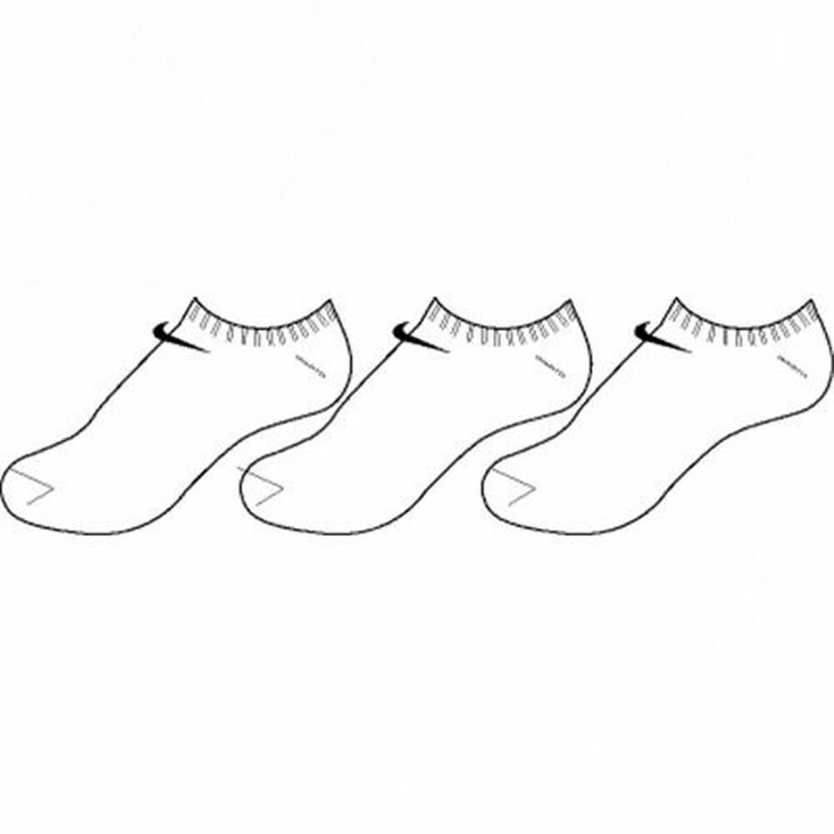 Ankle Sports Socks Nike SX2554 101 White/Black