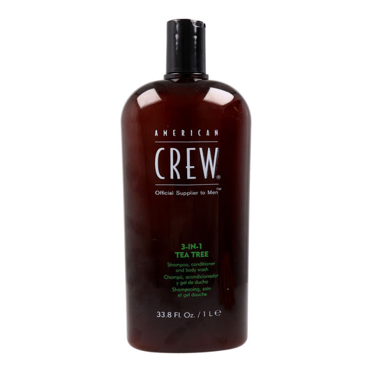 3-in-1 Gel, Shampoo and Conditioner American Crew Tea Tree 1 L American Crew