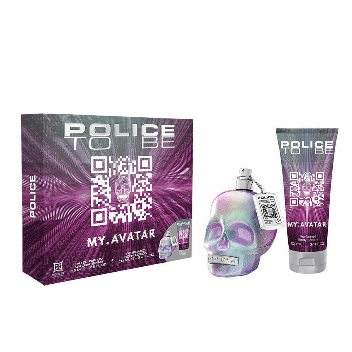 Women's Perfume Set Police TO BE MY AVATAR EDT 2 Pieces