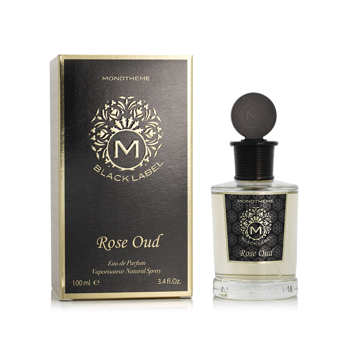 Women's Perfume Monotheme Venezia BLACK LABEL Rose Oud EDP 100 ml Monotheme Venezia