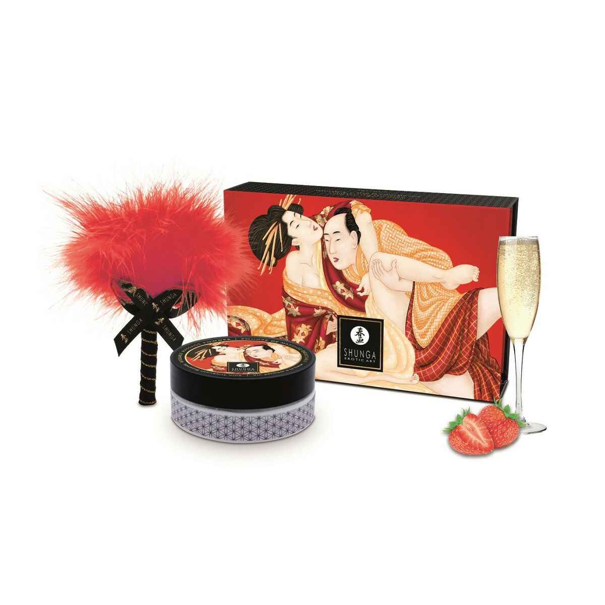 Sensual Powder Shunga CHAMPAGNE STRAWBERRIES 75 g Shunga