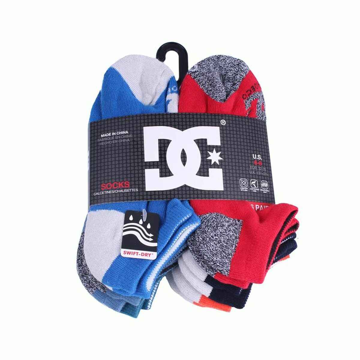 Socks Dc color Block Blue Dc