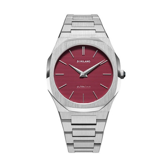 Men's Watch D1 Milano ULTRA THIN BORDEAUX - RE-STYLE EDITION (Ø 40 mm) D1 Milano