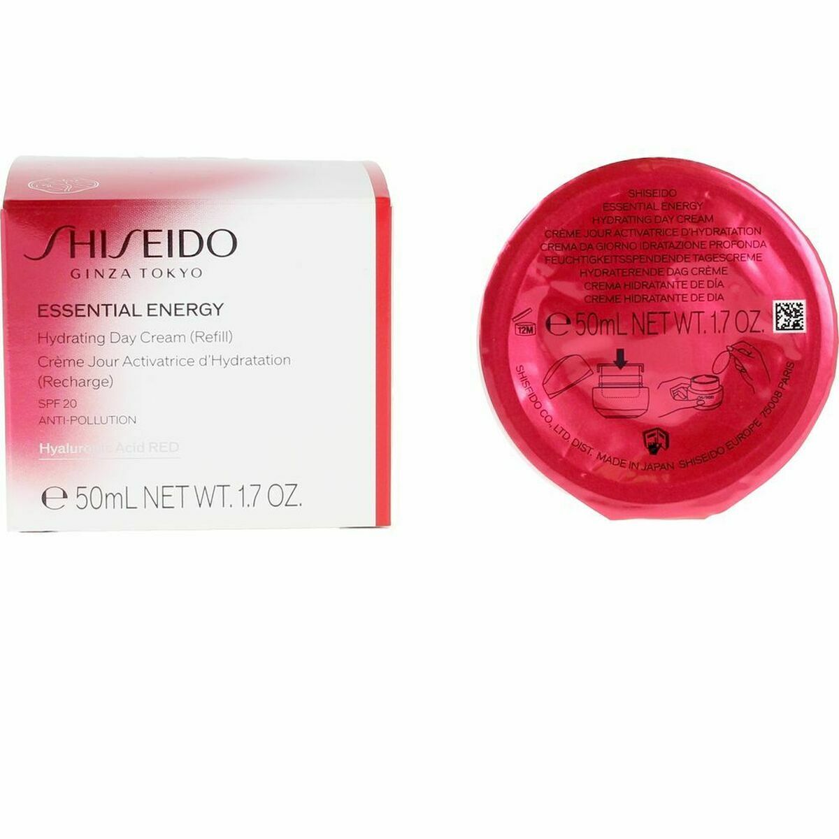 Hydrating Cream Shiseido Refill 1 L Shiseido