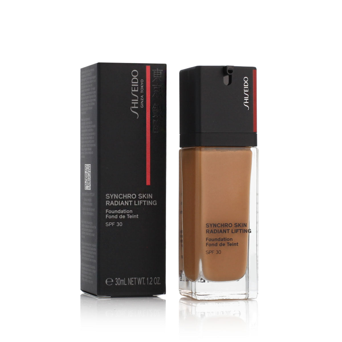 Liquid Make Up Base Shiseido Synchro Skin Radiant Lifting Nº 420 Bronze Spf 30 30 ml Shiseido