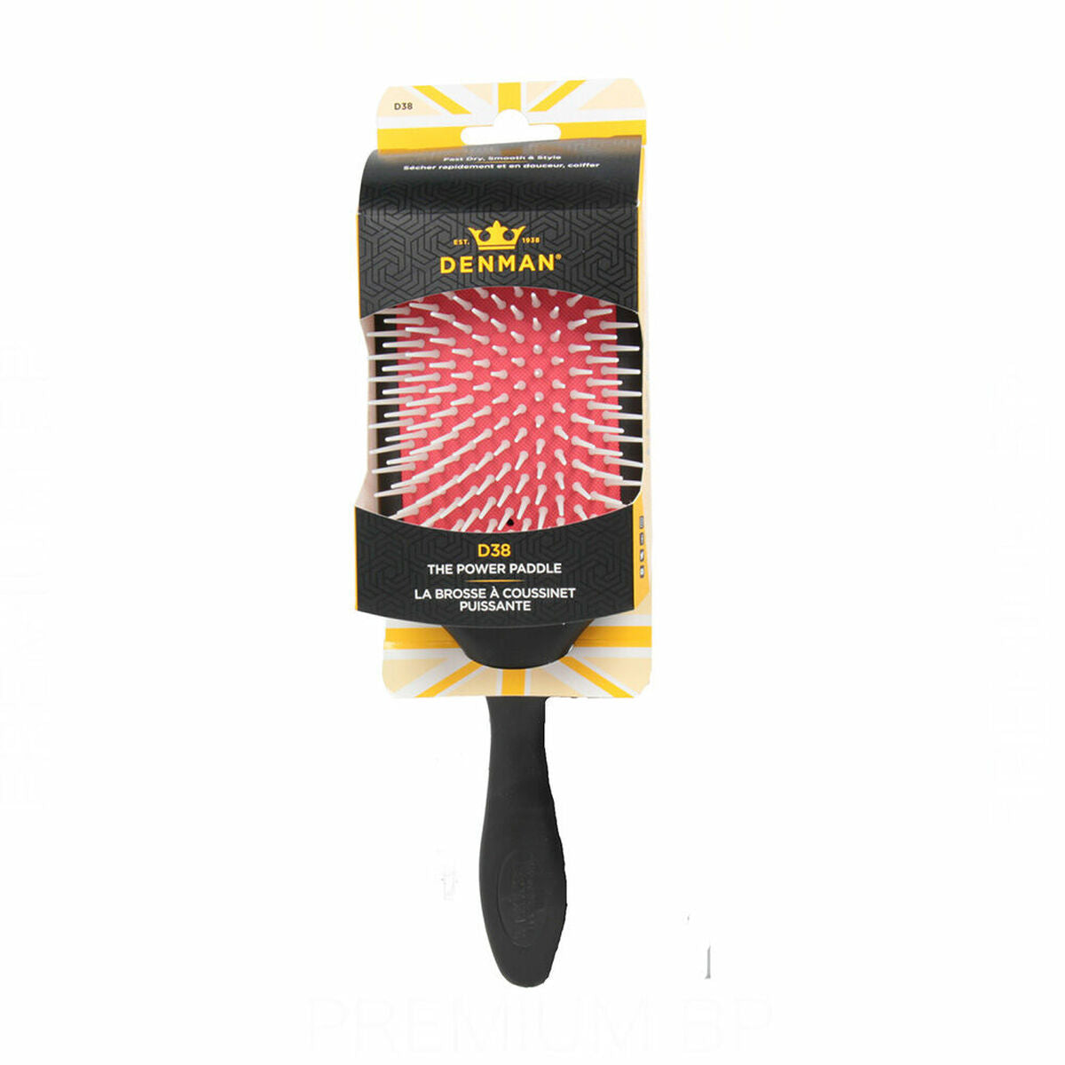 Brush Denman P038SBLK Black (24,5 cm) Denman