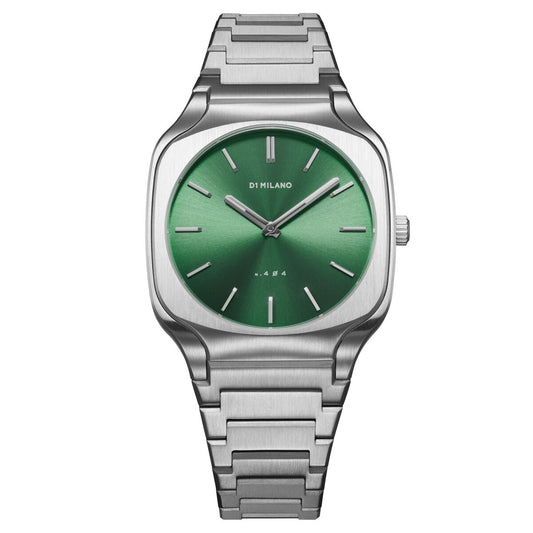 Men's Watch D1 Milano EDEN Green Silver (Ø 37 mm) D1 Milano