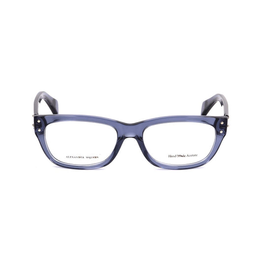 Unisex' Spectacle frame Alexander McQueen AMQ-4223-BMP Blue Ø 52 mm Alexander McQueen