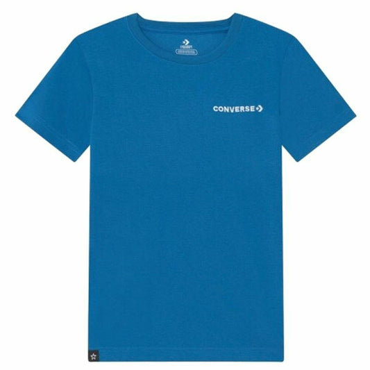 Children’s Short Sleeve T-Shirt Converse Field Surplus Blue