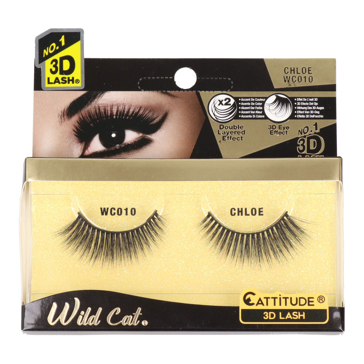 False Eyelashes Ebin New York Wild Cat Chloe