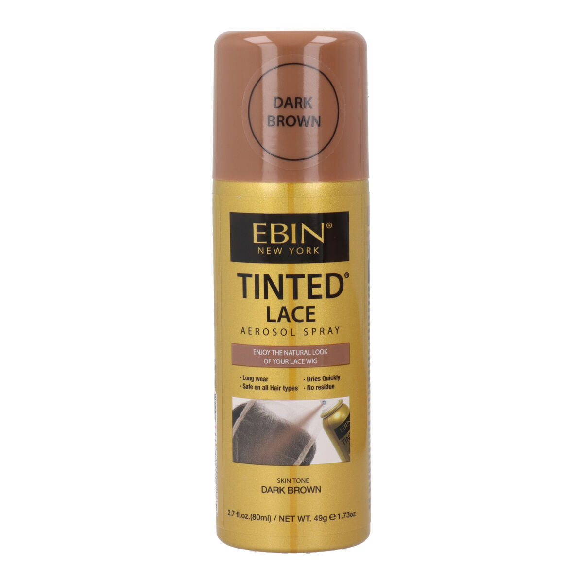 Wig dye Ebin New York Tinted Lace Dark Brown 80 ml Ebin New York