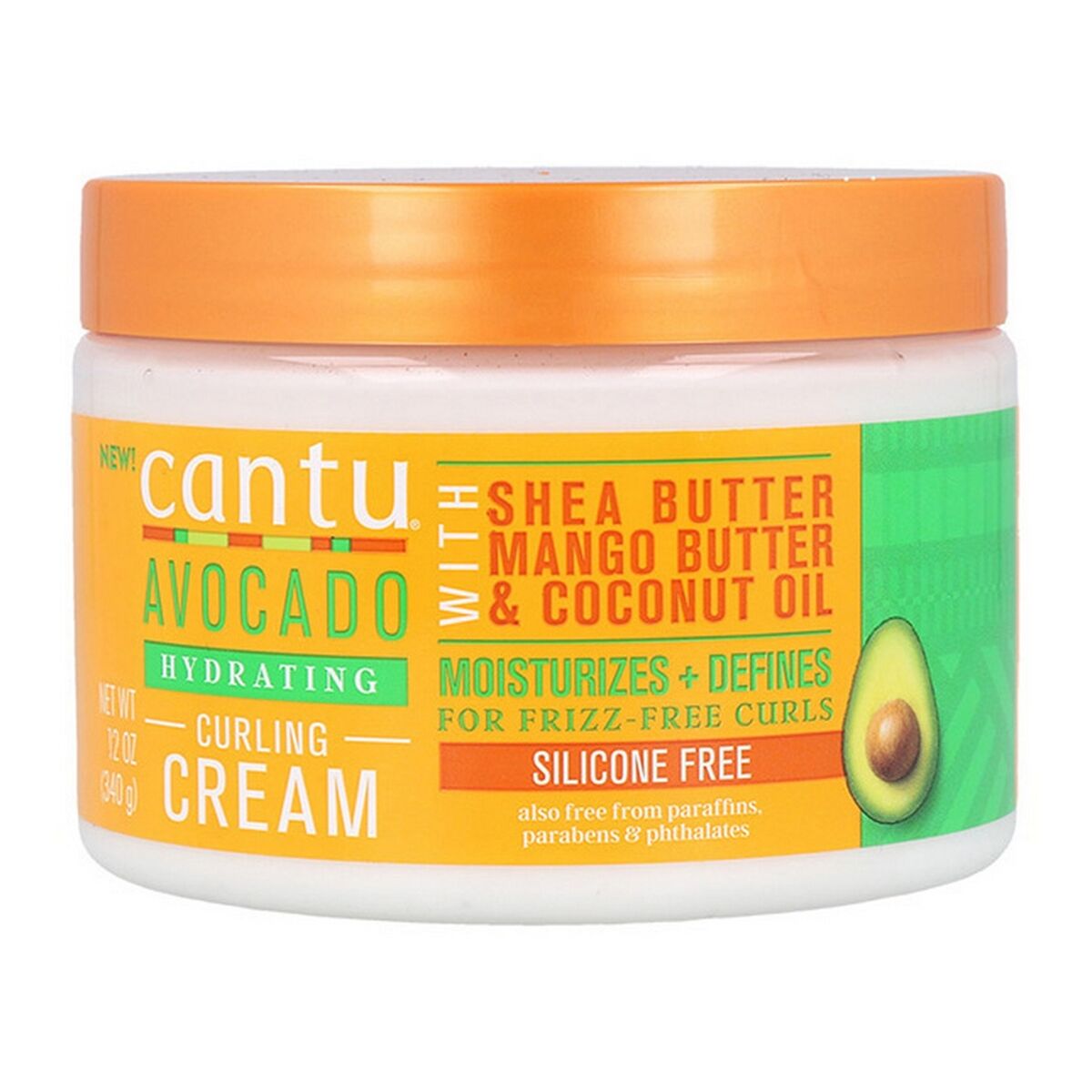 Hydrating Cream for Curly Hair Cantu 07990-12/3UK (340 g) Cantu