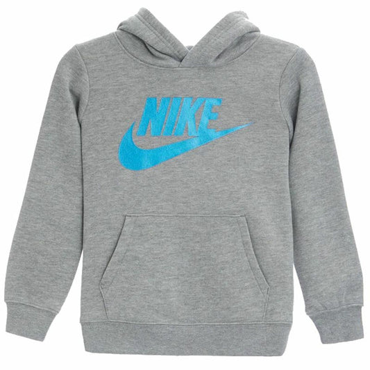 Children’s Sweatshirt without Hood Nike Metallic HBR Gifting Grey Nike