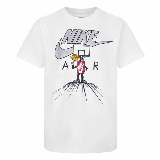 Child's Short Sleeve T-Shirt Nike Icons Of Play White Nike