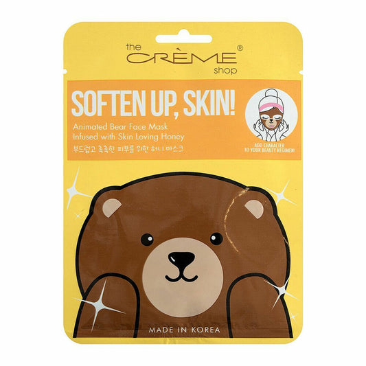 Mascarilla facial The Crème Shop Soften Up, Skin! Bear (25 g)