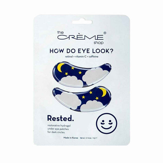 Patch for the Eye Area The Crème Shop Rested hydrogel Reusable 2 Units The Crème Shop